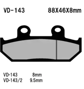 Τακάκια φρένων Vesrah VD-143/2 (FA124/2 FA124) - VD-143/2
