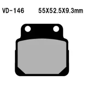 Brzdové destičky Vesrah VD-146 - VD-146