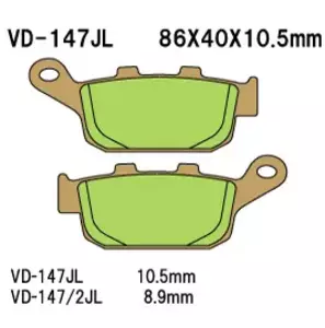 Klocki hamulcowe Vesrah VD-147JL (FA140HH)