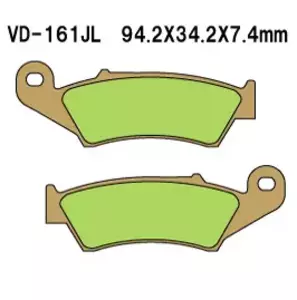 Спирачни накладки Vesrah VD-161JL (FA185HH)-2