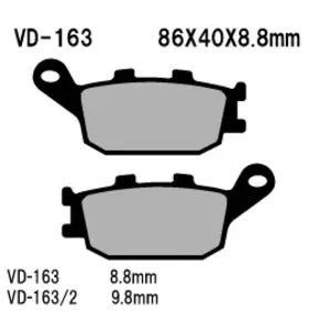 Zavorne ploščice Vesrah VD-163 - VD-163