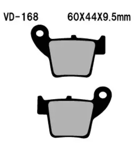 Plaquettes de frein Vesrah VD-168 - VD-168