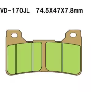 Klocki hamulcowe Vesrah VD-170JL (FA390 MCB755) (przód) - VD-170JL