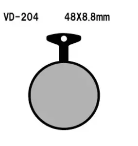 Zavorne ploščice Vesrah VD-204 - VD-204