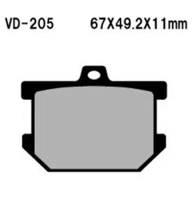 Brzdové destičky Vesrah VD-205 - VD-205
