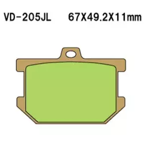 Klocki hamulcowe Vesrah VD-205JL - VD-205JL