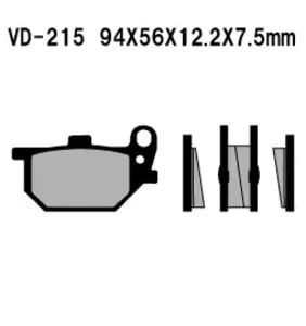 Vesrah VD-215 stabdžių kaladėlės - VD-215