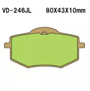 Τακάκια φρένων Vesrah VD-246JL - VD-246JL