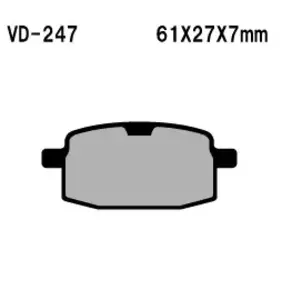 Bremsbeläge Bremsklötze Vesrah VD-247 - VD-247