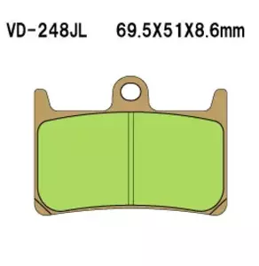 Vesrah VD-248JL (FA380 FA252) bromsbelägg (fram)