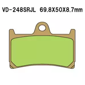 Zavorne ploščice Vesrah VD-248SRJL (spredaj) - VD-248SRJL