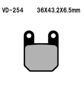 Vesrah VD-254 bromsbelägg - VD-254