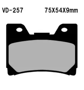 Vesrah VD-257 bremseklodser - VD-257
