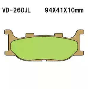 Brzdové destičky Vesrah VD-260JL (FA199HH) - VD-260JL