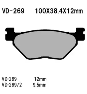 Vesrah VD-269 bremseklodser - VD-269
