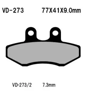 Plaquettes de frein Vesrah VD-273 - VD-273