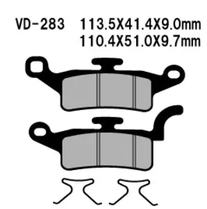 Vesrah VD-283 BWS 125 10-13 / XENTER 125 12-18R bremseklodser - VD-283