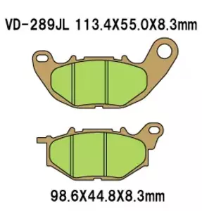 Zavorne ploščice Vesrah VD-289JL - VD-289JL