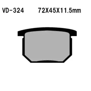 Klocki hamulcowe Vesrah VD-324 (FA65) - VD-324