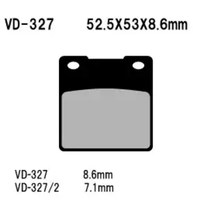 Klocki hamulcowe Vesrah VD-327 (FA063) - VD-327