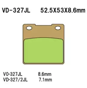 Klocki hamulcowe Vesrah VD-327JL (FA063HH) - VD-327JL