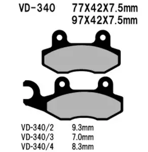 Vesrah VD-340 bremžu kluči - VD-340
