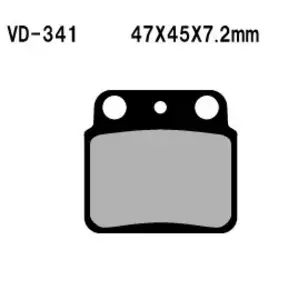 Спирачни накладки Vesrah VD-341 - VD-341