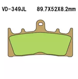 Plaquettes de frein Vesrah VD-349JL (FA188HH) - VD-349JL