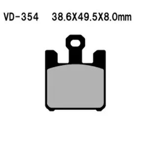 Plaquettes de frein Vesrah VD-354 - VD-354