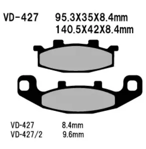 Bremsbeläge Bremsklötze Vesrah VD-427 - VD-427