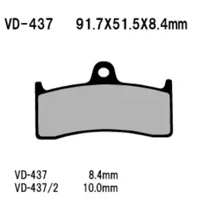 Zavorne ploščice Vesrah VD-437 (FA424) - VD-437
