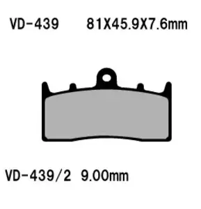 Zavorne ploščice Vesrah VD-439 - VD-439