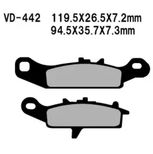 Zavorne ploščice Vesrah VD-442 - VD-442