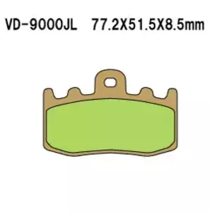 Brzdové destičky Vesrah VD-9000JL (FA335HH) - VD-9000JL