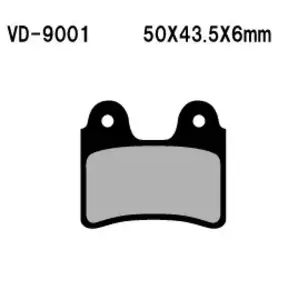 Plaquettes de frein Vesrah VD-9001 - VD-9001