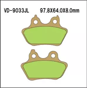 Vesrah bremseklodser VD-9033JL (FA434) - VD-9033JL