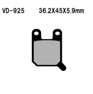 Plaquettes de frein Vesrah VD-925 - VD-925