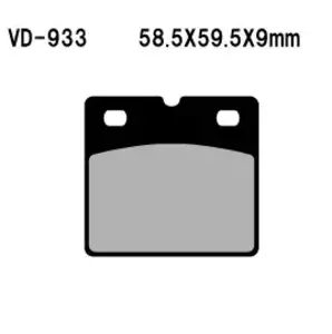 Vesrah-bremseklodser VD-933 - VD-933