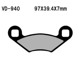 Zavorne ploščice Vesrah VD-940 - VD-940