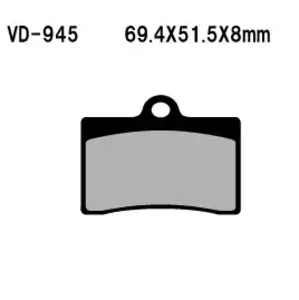 Τακάκια φρένων Vesrah VD-945 - VD-945