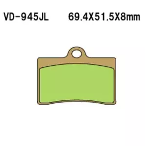 Τακάκια φρένων Vesrah VD-945JL - VD-945JL