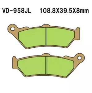 Klocki hamulcowe Vesrah VD-958JL (FA209)