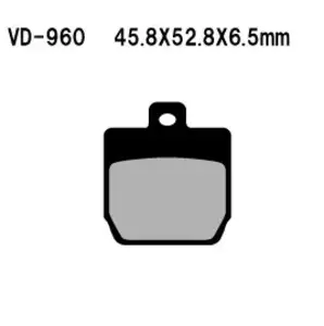 Plaquettes de frein Vesrah VD-960 - VD-960