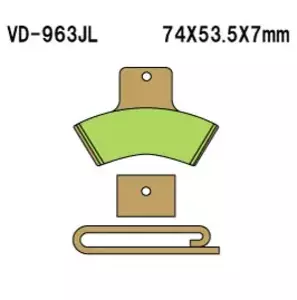 Zavorne ploščice Vesrah VD-963JL - VD-963JL