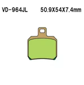 Спирачни накладки Vesrah VD-964JL - VD-964JL
