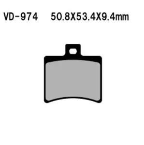 Τακάκια φρένων Vesrah VD-974 - VD-974