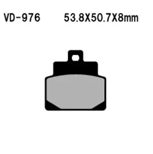 Klocki hamulcowe Vesrah VD-976 - VD-976