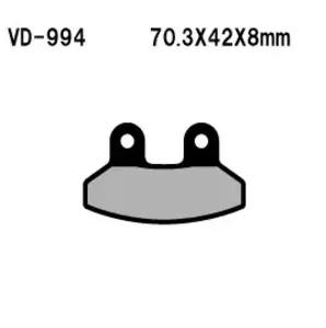 Vesrah VD-994 jarrupalat (2 kpl) - VD-994