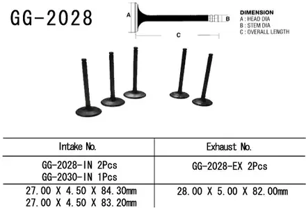 Vesrah sesalni ventil GG-2028-IN-3