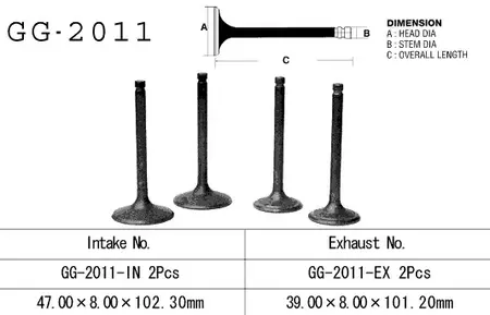 Izpušni ventil Vesrah GG-2011-EX-3